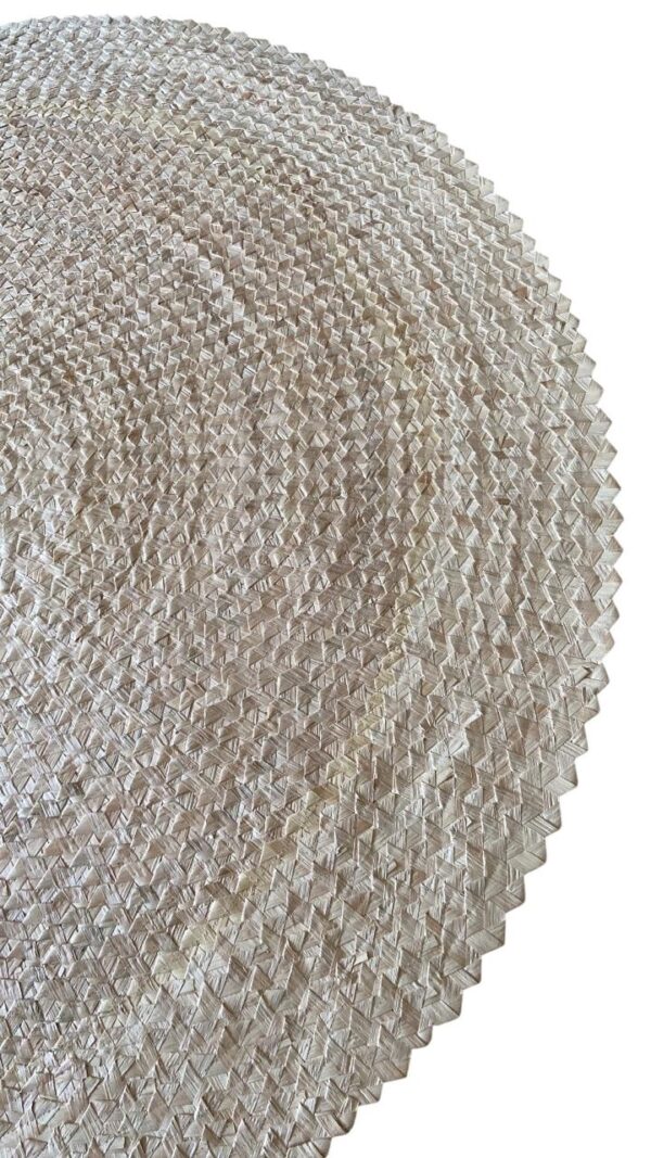 Tapete Redondo De Palha Natural 150cm - Imagem 6