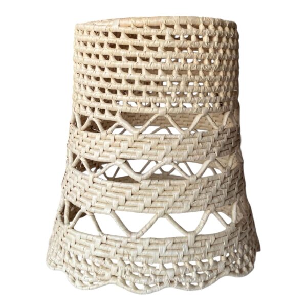 Luminária de Fibra Natural Aina 30x30